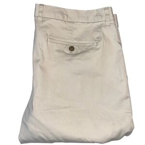 Tommy Bahama Men's‎ Relaxed Fit Khaki Beige Cotton Blend Pants Size 38x30